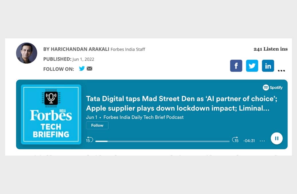 image: Tata Digital taps Mad Street Den as ‘AI partner of choice